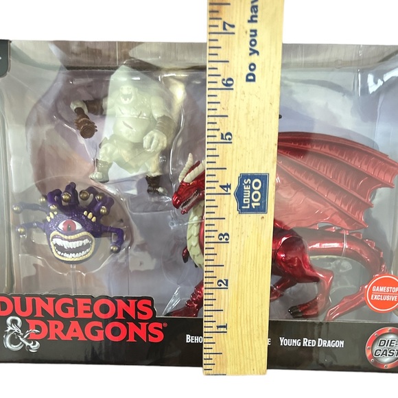 NWT Dungeons & Dragons die-cast Beholder,  Ogre Zombie & Young red Dragon - Picture 12 of 13